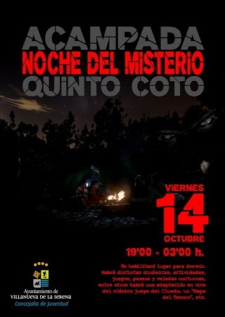 acampada misteriosa en Quinto Coto