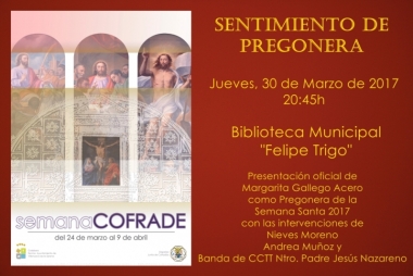 acto de presentación de la pregonera