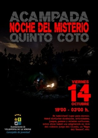 acampada misteriosa en Quinto Coto