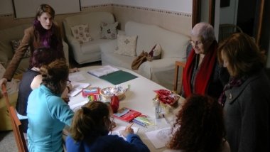visita de Elisa Barrientos a Apoyat