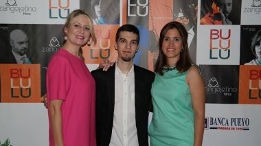 Alberto Pino y las concejalas Mónica Calurano y María Lozano