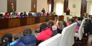 Alumnos en el Ayuntamiento