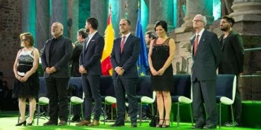 jose luis pérez chiscano y el resto de galardonados