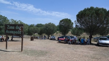acampada en Quinto Coto