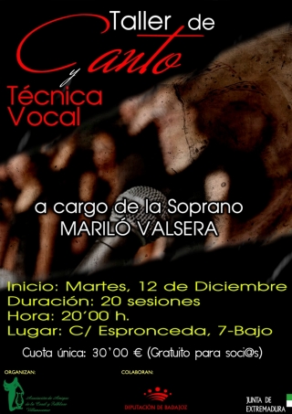 taller de canto