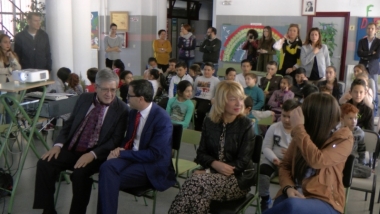 enrique barón en el colegio El Cristo