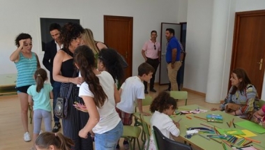 visita al espacio saludable de Villanueva