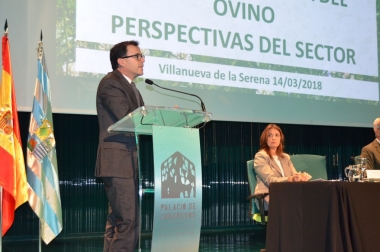 gallardo en la jornada del ovino