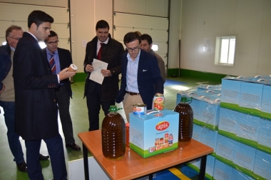 entrega de lotes de alimentos