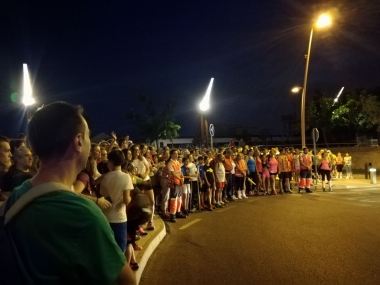 Participantes en la ruta