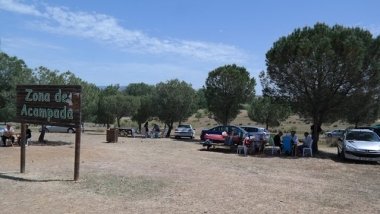 acampada en Quinto Coto