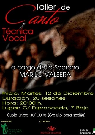 taller de canto