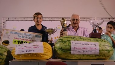 ganadores melón y sandía