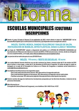 escuelas de cultura