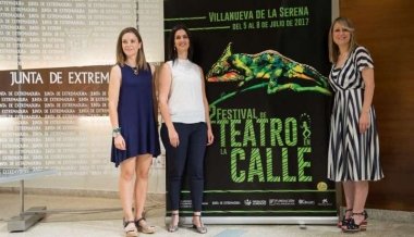 presentación del festival de teatro en la calle de Villanueva