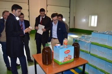 entrega de lotes de alimentos