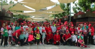 marcha de cáritas villanueva